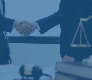 Two people shaking hands